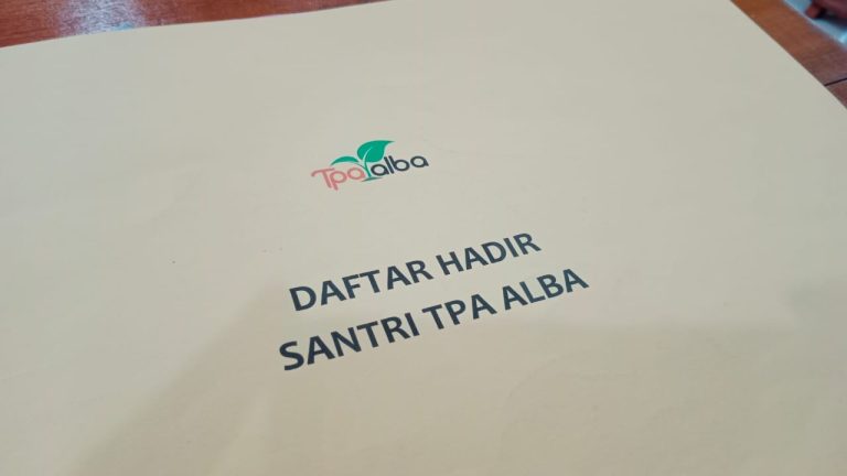 Tpa Alba Evaluasi Kehadiran Santri melalui Buku Daftar Hadir Santri