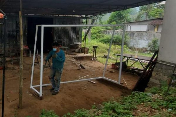 Sebentar lagi, Insyallah Akan Ada Gawang Futsal di Halaman TPA ALBA