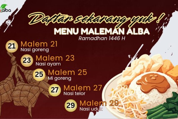 Jadwal Maleman Ramadhan 1446/2025 Musala Alba